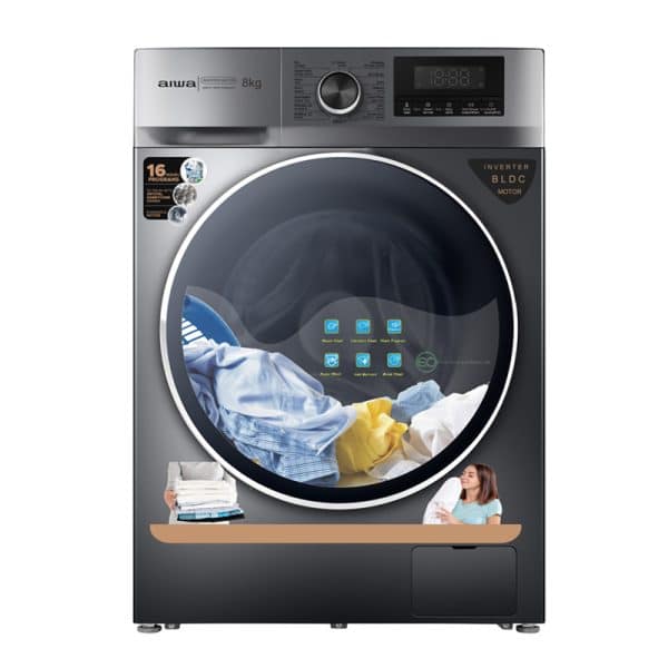 ⁦מכונת כביסה 8 ק"ג דגם AI80-F1430F1DA05e (S)⁩ – תמונה ⁦2⁩